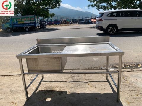 Bồn rửa inox 1 họng thanh lý