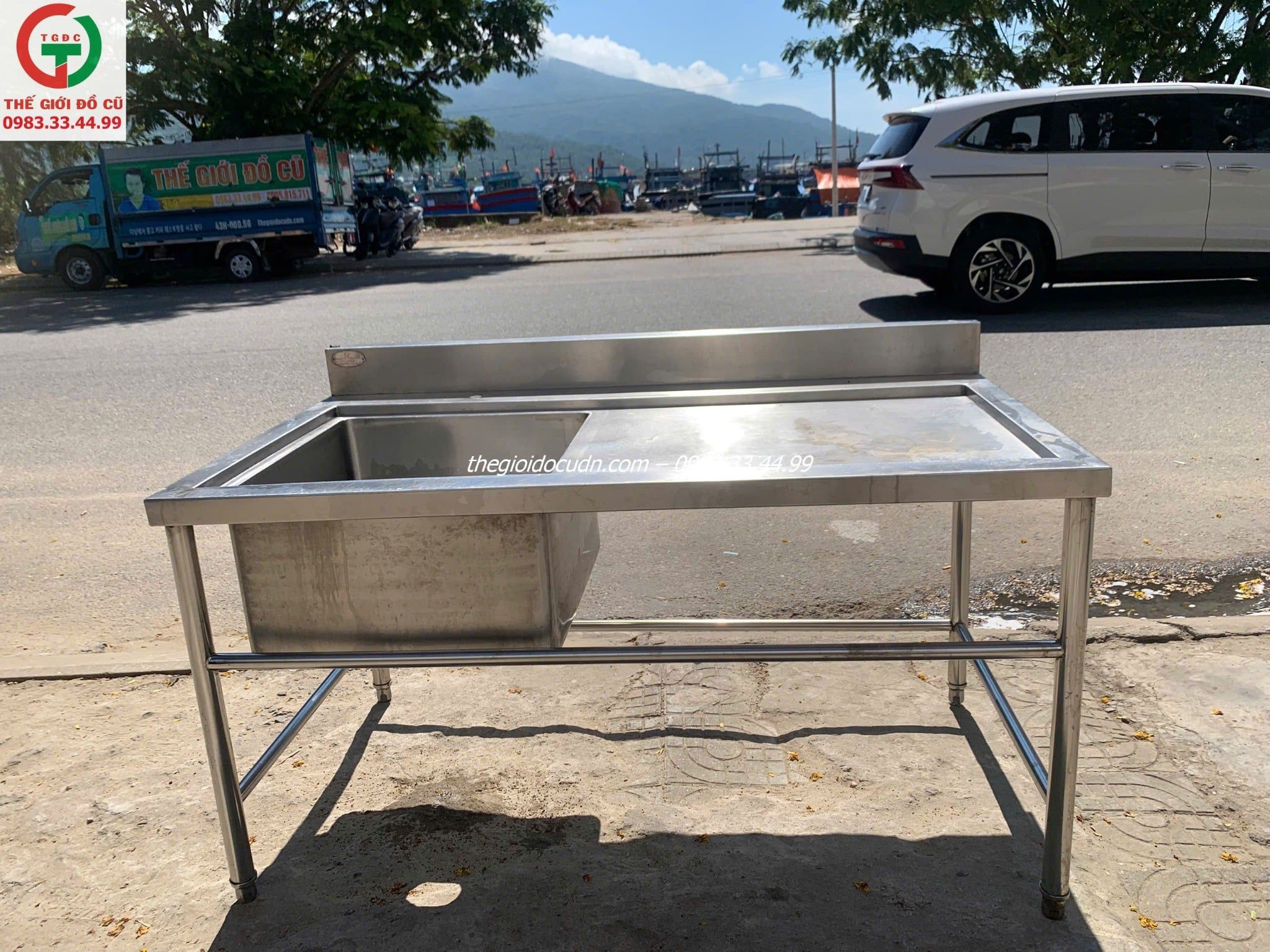 Bồn rửa inox 1 họng thanh lý