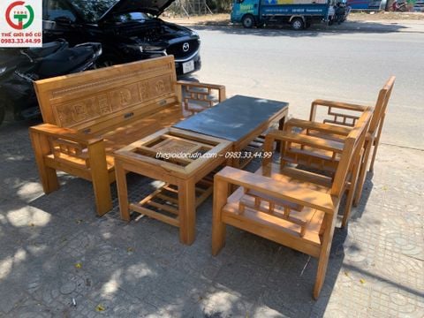 Salon gỗ thanh lý