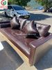 Sofa da màu nâu thanh lý