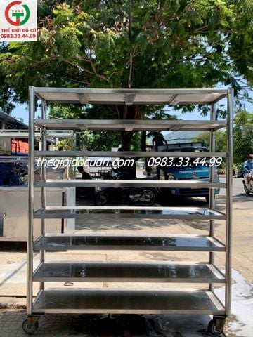 Kệ inox thanh lý
