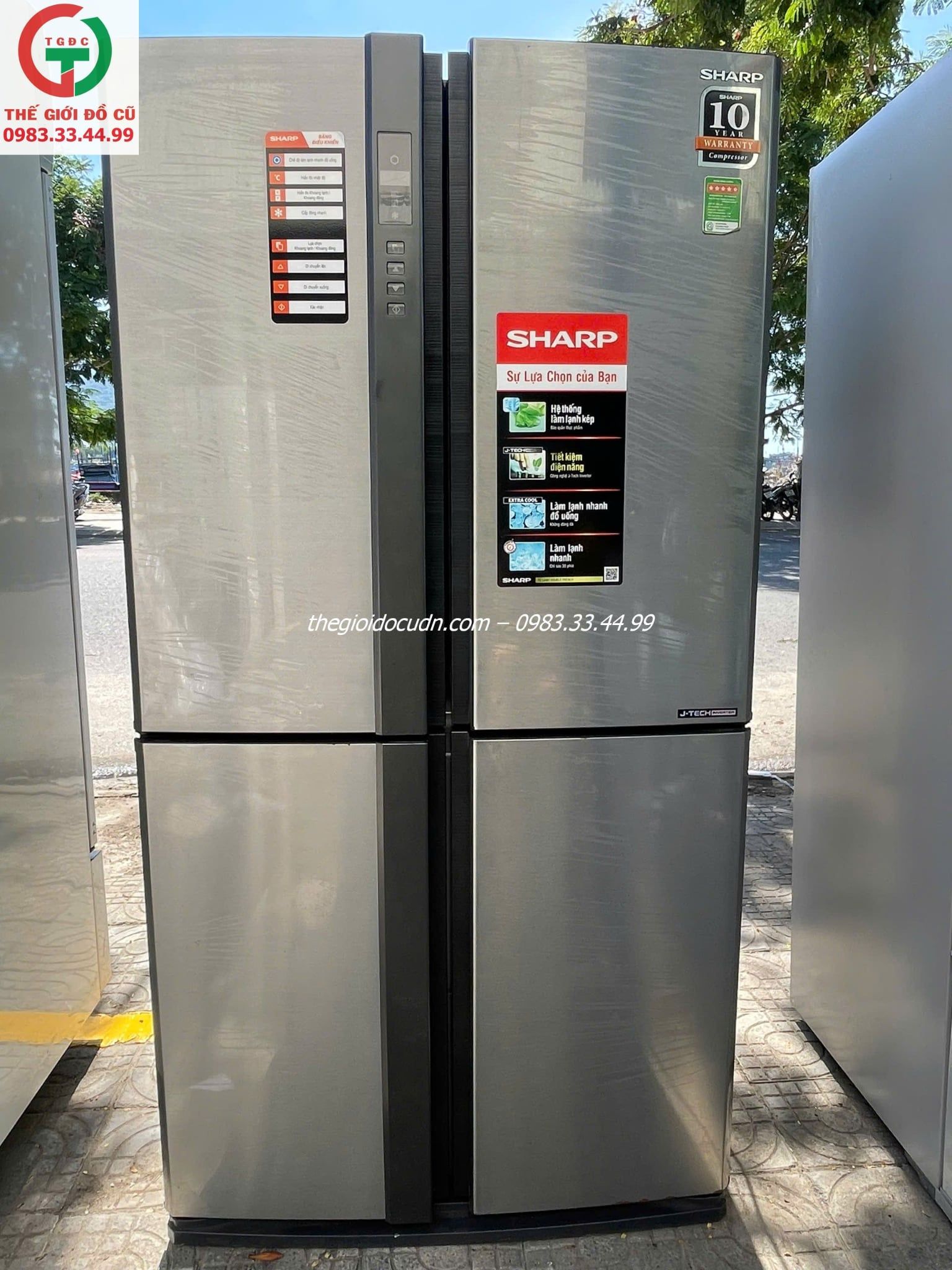 Tủ lạnh Sharp inverter thanh lý