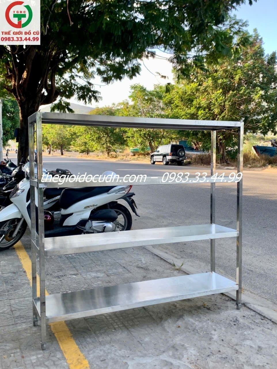Kệ inox thanh lý