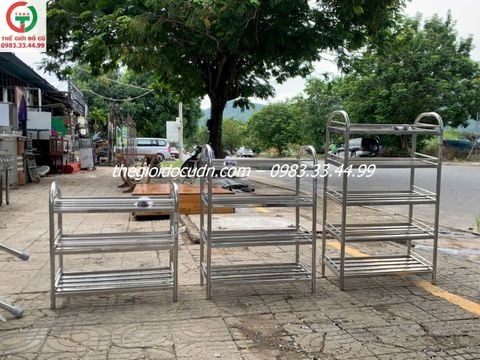 Kệ giày inox thanh lý