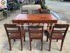 Bàn ghế ăn gỗ xưa thanh lý