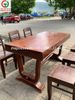 Bàn ghế ăn gỗ xưa thanh lý