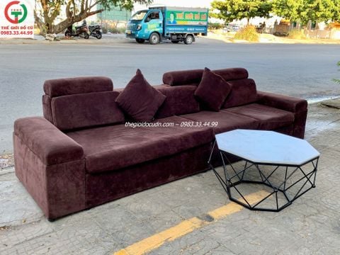 Sofa nhung thanh lý