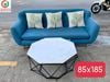 Sofa nệm màu xanh thanh lý