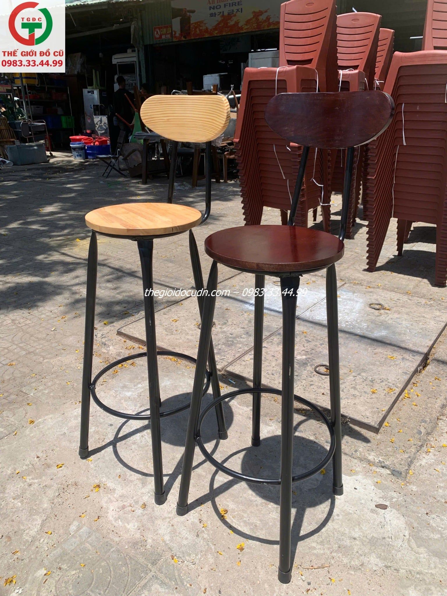 Ghế quán bar, quán cafe thanh lý