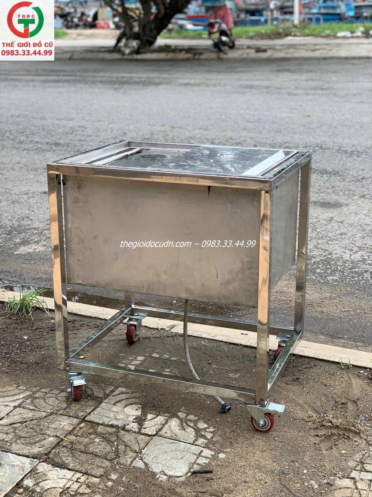 Thùng đá inox thanh lý