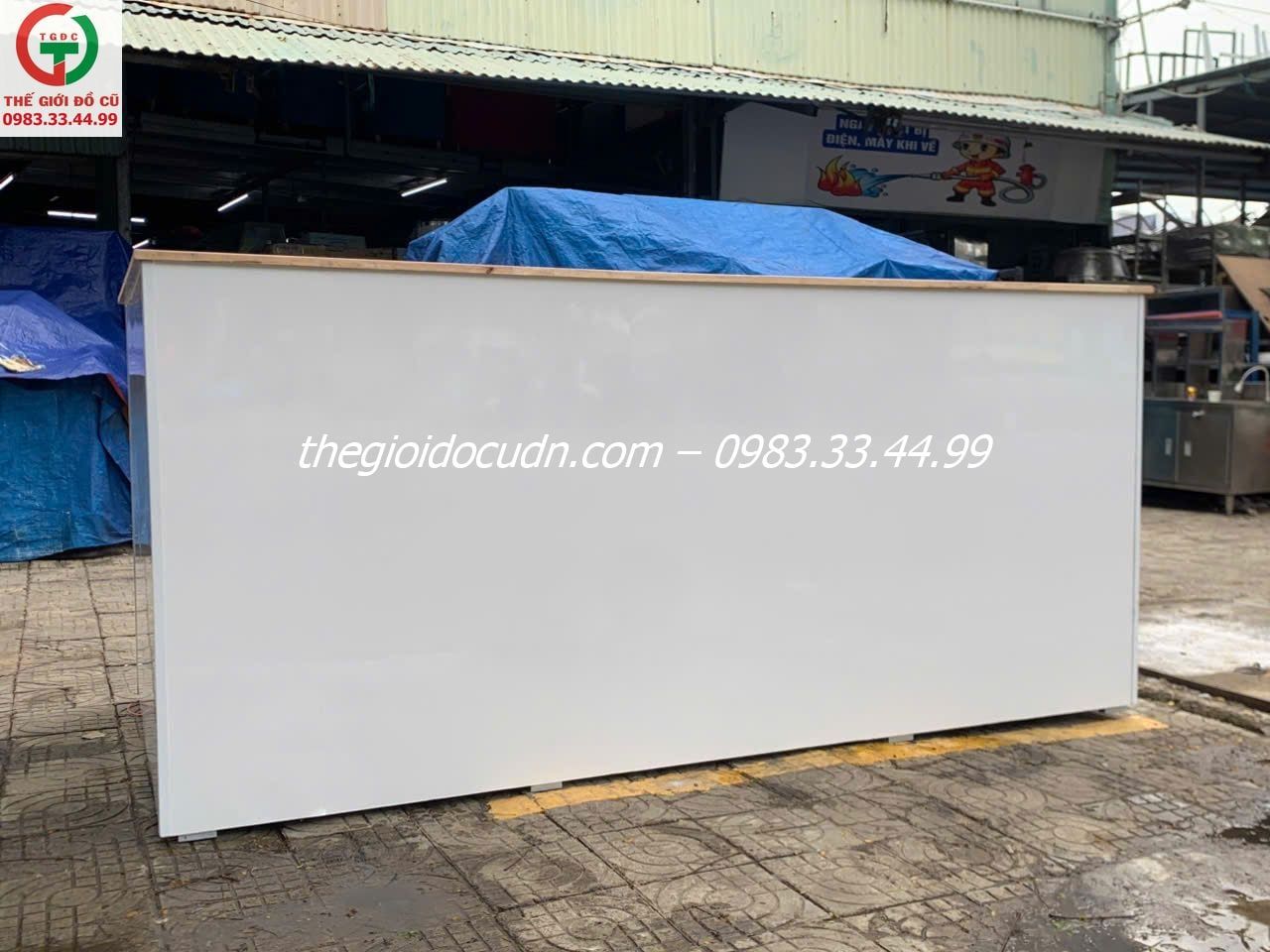Quầy thu ngân gỗ thanh lý