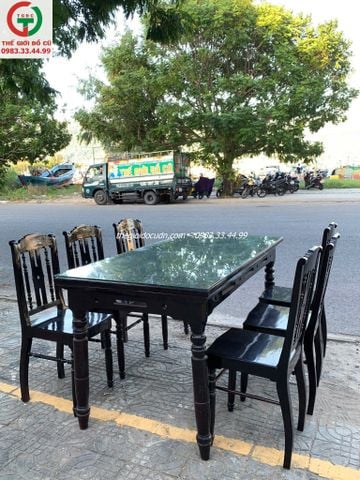 Bàn ăn 6 ghế thanh lý