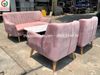 Sofa nệm hồng thanh lý