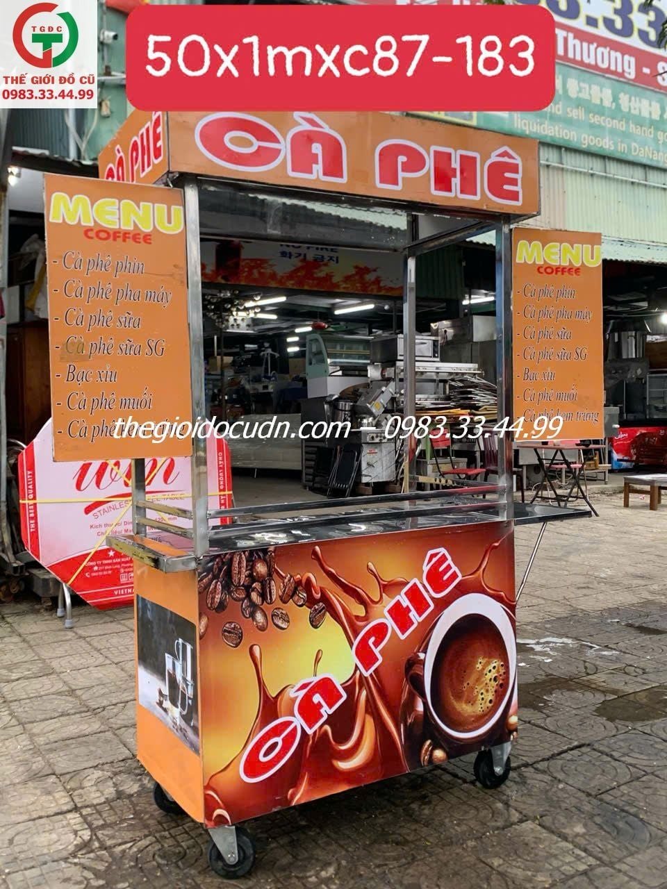 Tủ bán hàng, bán cafe thanh lý