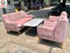 Sofa nệm hồng thanh lý