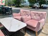 Sofa nệm hồng thanh lý