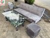 Bàn ghế sofa nỉ thanh lý