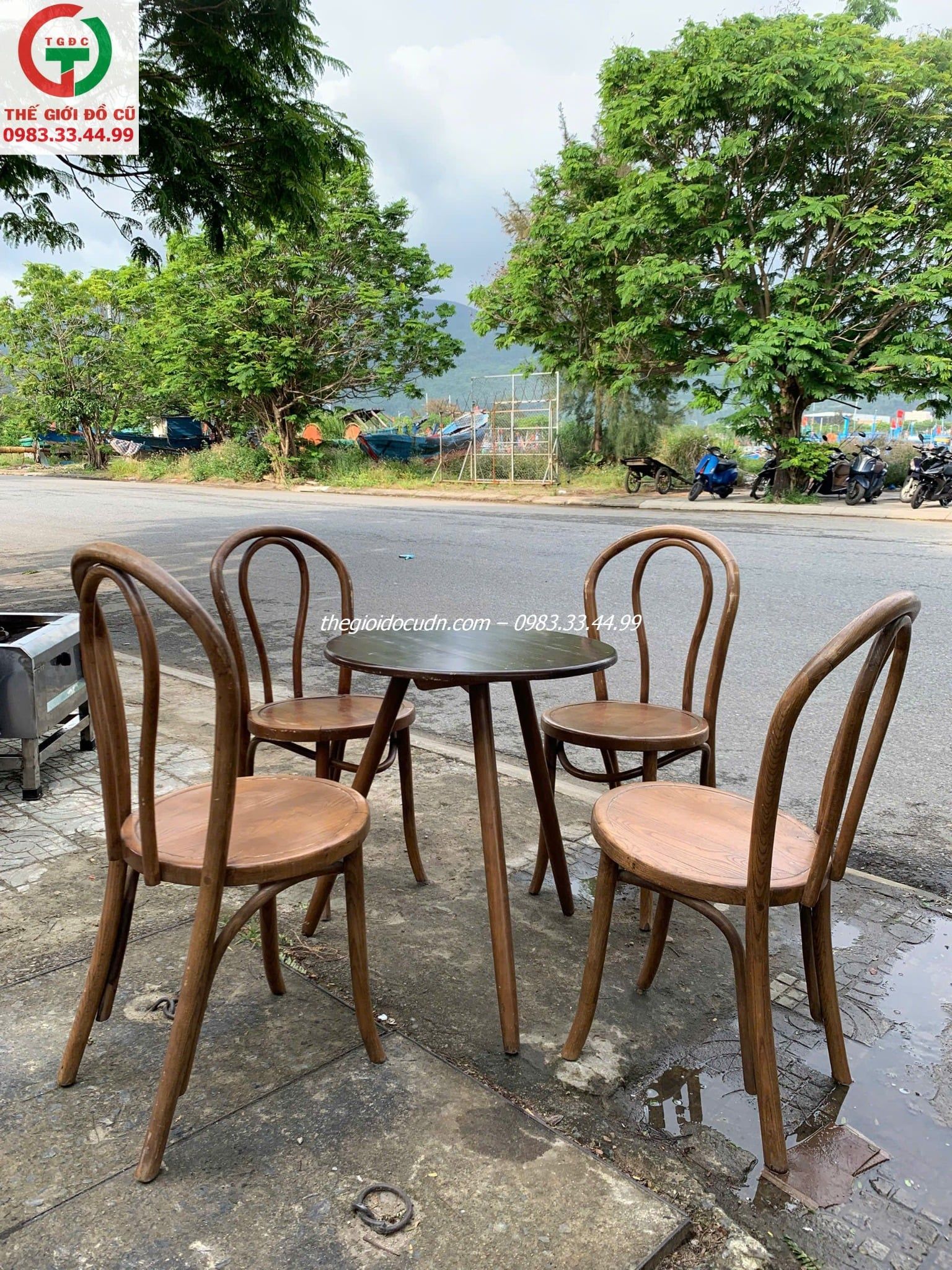Bàn ghế cafe thanh lý