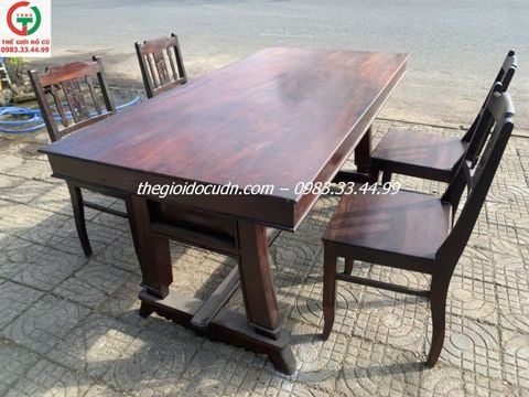 Bàn ăn 5 ghế thanh lý