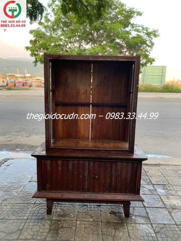Tủ gỗ trưng bày thanh lý