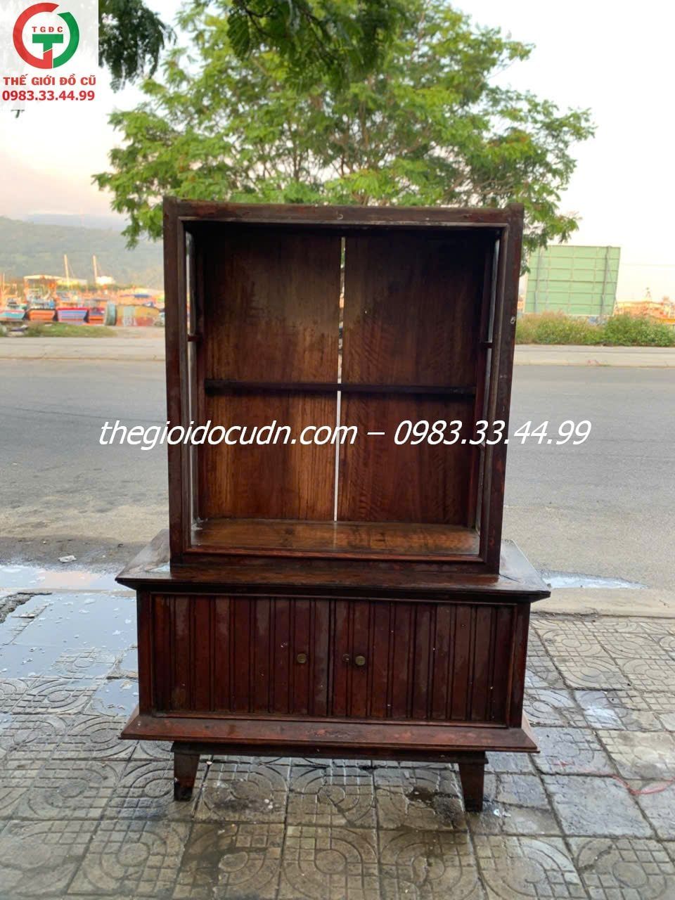 Tủ gỗ trưng bày thanh lý