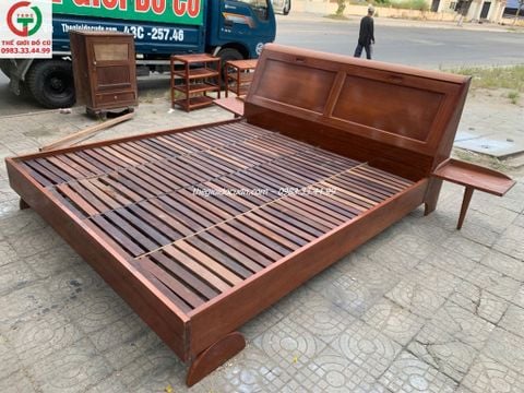 Giường gỗ Hoàng Anh Gia Lai thanh lý