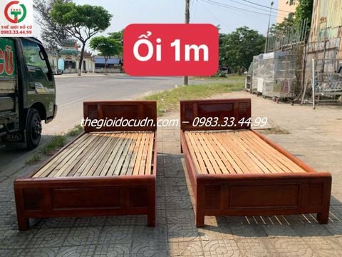 Giường gỗ thanh lý