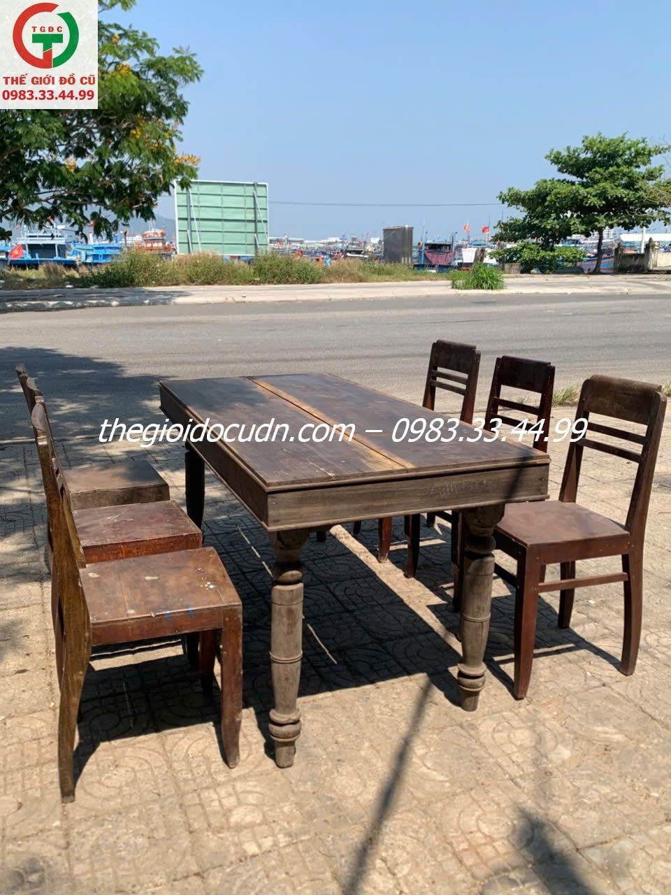 Bàn ăn 6 ghế thanh lý