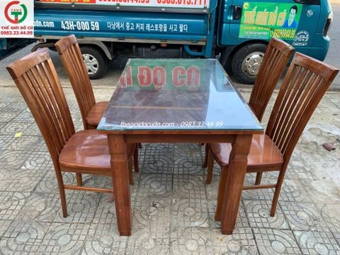 Bàn ăn 4 ghế thanh lý