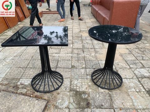Bàn cafe chân sắt thanh lý
