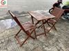 Bàn ghế xếp gỗ cafe thanh lý