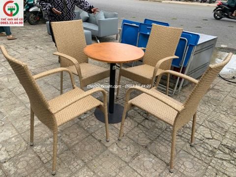 Bàn ghế cafe thanh lý