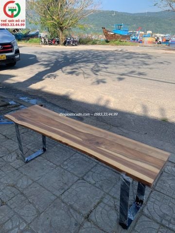 Ghế băng chờ mặt gỗ thanh lý