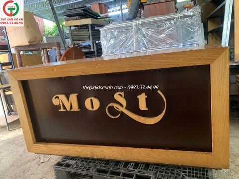 Quầy thu ngân gỗ mdf thanh lý