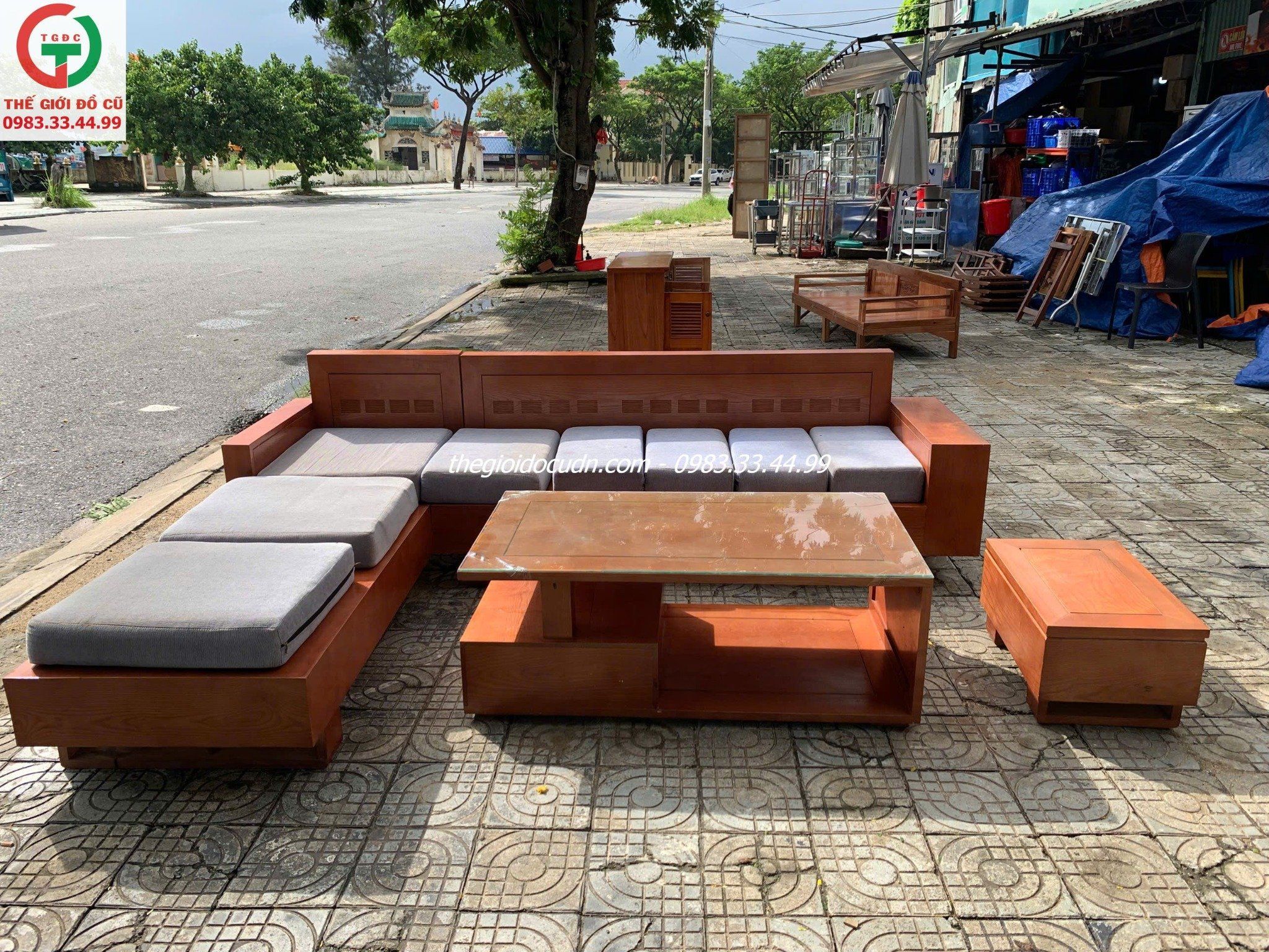 Salon kèm nệm thanh lý