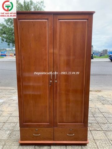 Tủ áo quần gỗ 2 cánh thanh lý