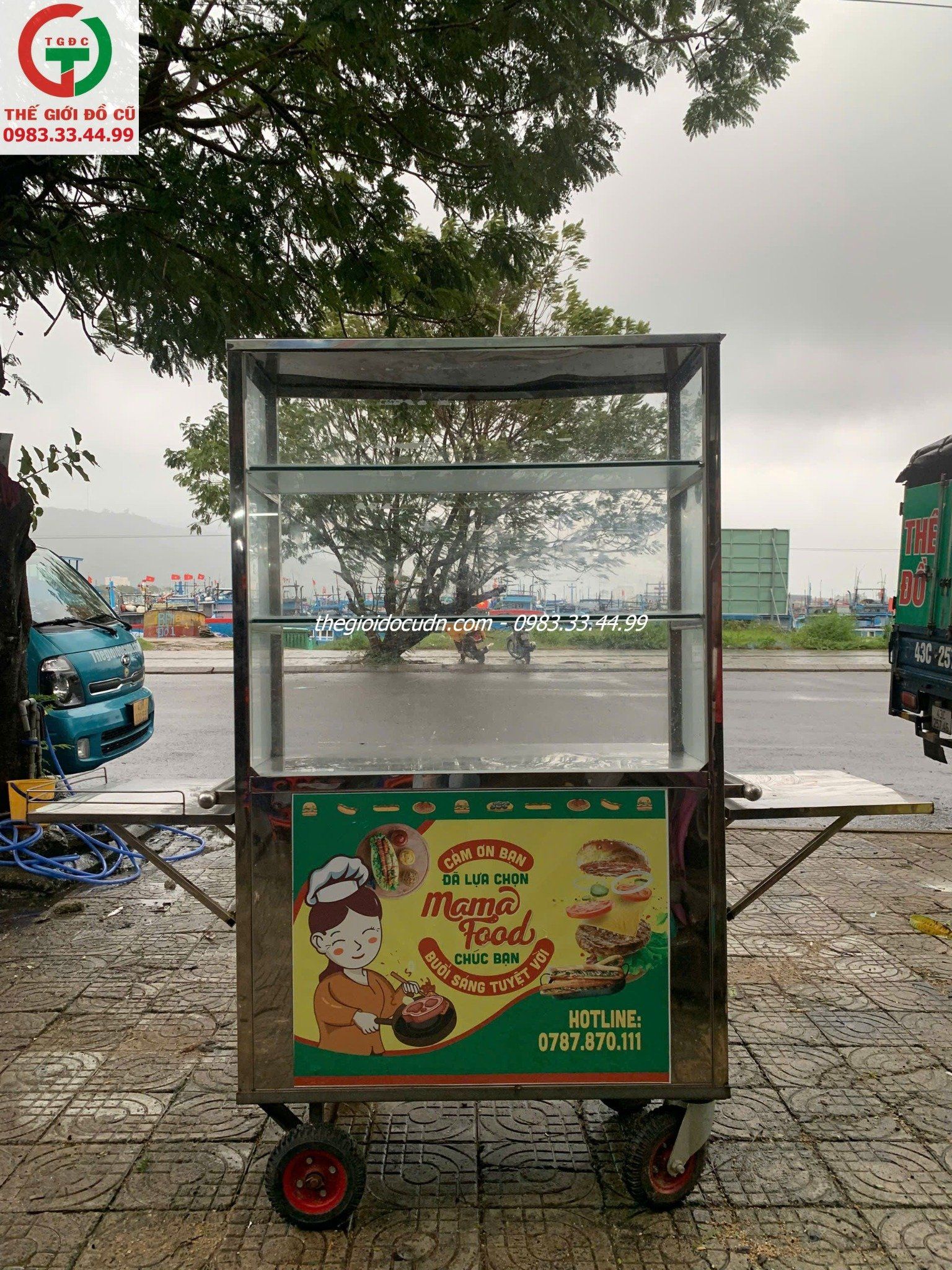 Tủ bán hàng inox thanh lý