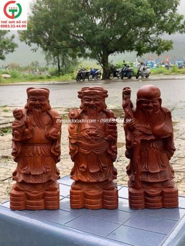 Tượng gỗ Phúc, Lộc, Thọ thanh lý