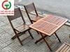 BÀN GHẾ CAFE GỖ XẾP TRƯỜNG HẢI