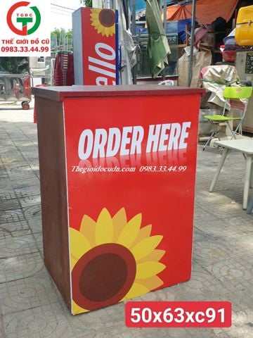 QUẦY GỖ ORDER MÓN