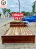 GIƯỜNG GỖ 1M8