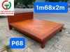 GIƯỜNG GỖ PHẢN 1M68