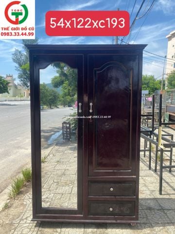 TỦ GỖ ÁO QUẦN 2 CÁNH