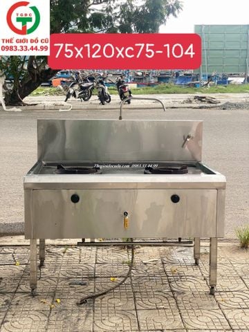 BẾP KHÈ 2 HỌNG INOX 304