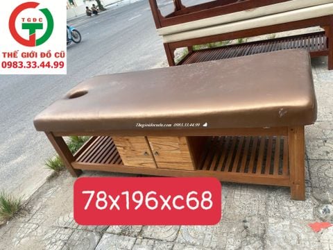 GIƯỜNG SPA KHUNG GỖ
