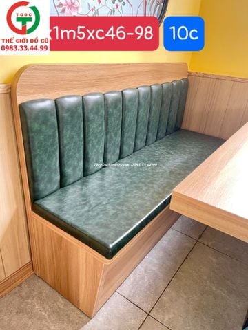 GHẾ BĂNG GỖ ĐỆM DA NHÀ HÀNG