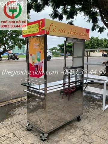 Tủ inox bán thức ăn