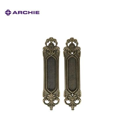 Khóa cửa lùa Archie AS1034-C04-B5, Màu Đồng Xanh