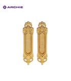 Khóa cửa lùa Archie AS1034-C04-02, mạ vàng 24K