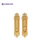 Khóa cửa lùa Archie AS1031-C04-02, mạ vàng 24K
